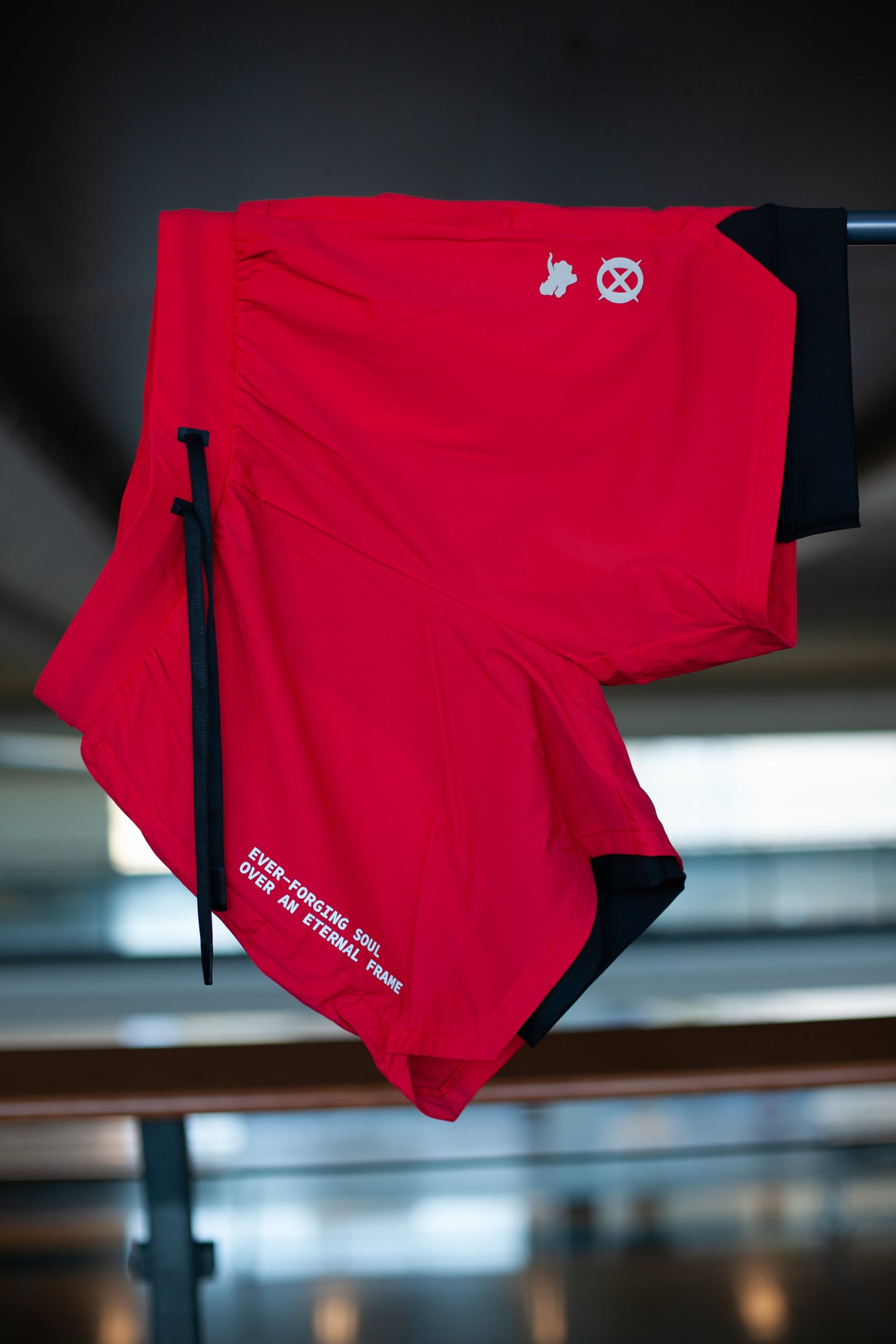 Long Gu Core Liner Shorts - Forge Red