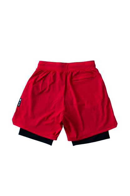 Long Gu Core Liner Shorts - Forge Red