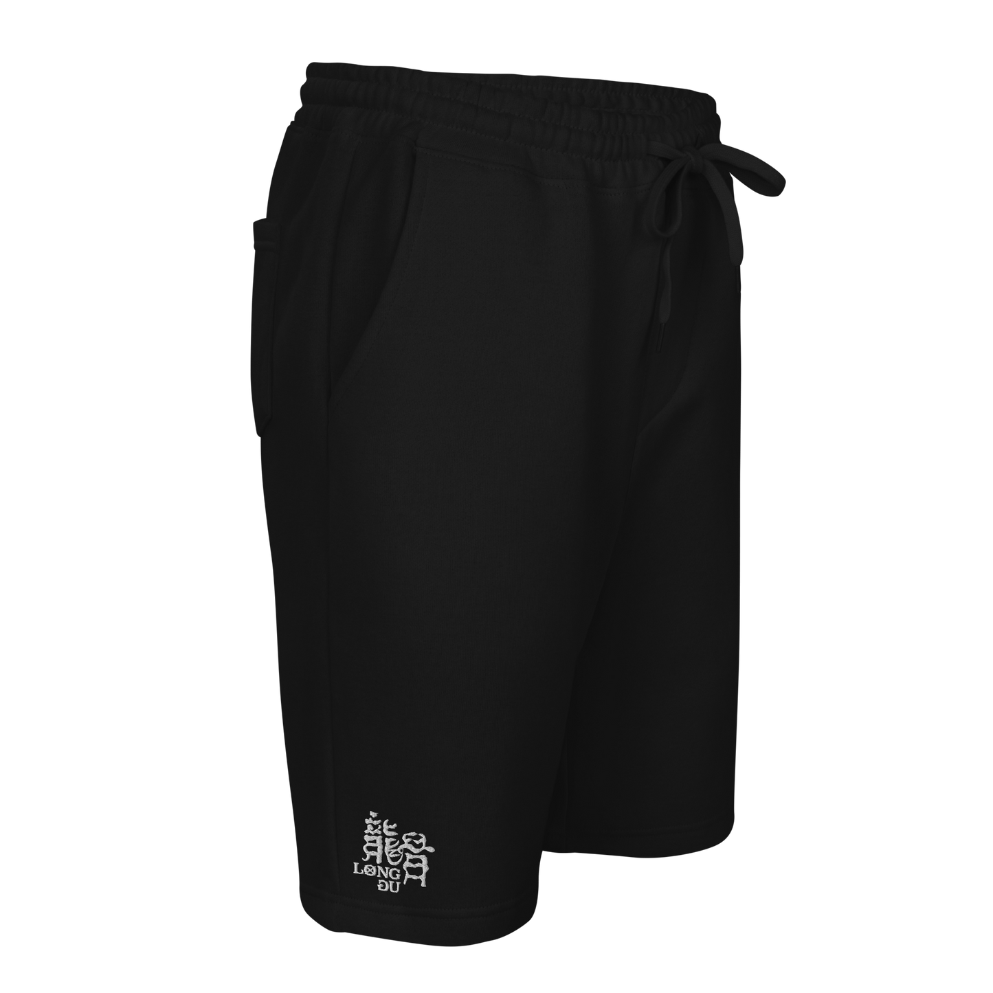 Long Gu Calligraphy Logo Fleece Shorts